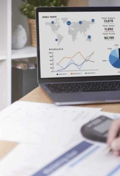 Businesspeople meeting plan analysis graph company finance strat Businesspeople meeting plan analysis graph company finance strategy statistics success concept and planning for future in office room.